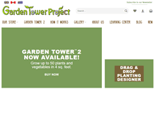 Tablet Screenshot of gardentowerproject.com